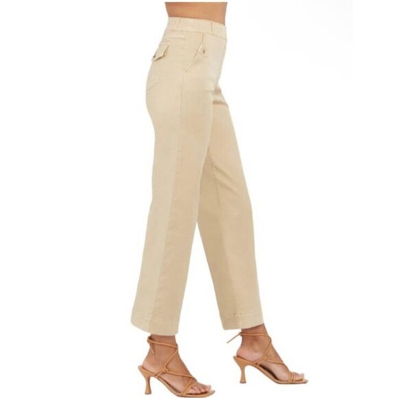 SPANX Wide Leg Pants in Beige - Picture 2 of 12